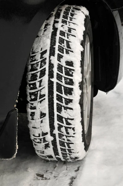 Close Tire Wheel — Stock Photo, Image