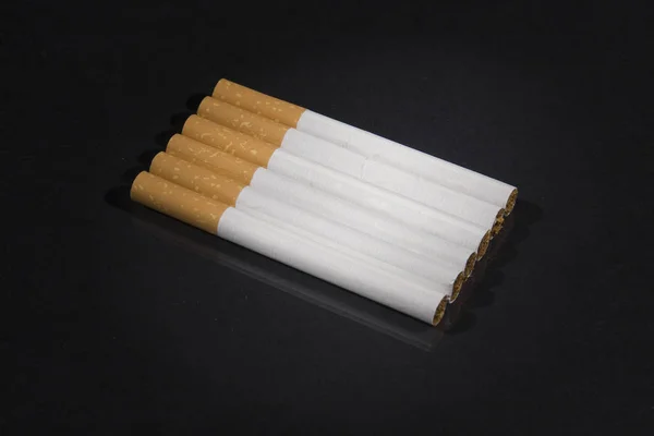 Cigareta Materiál Typicky Tabák — Stock fotografie