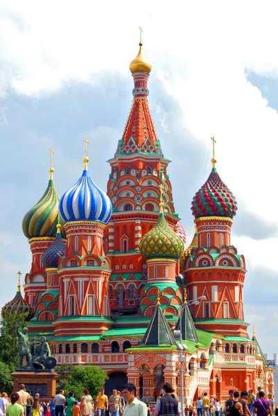 Moskevská Katedrála Červený Čtverec — Stock fotografie