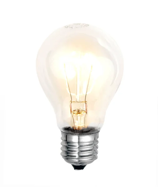 Lampadina Sfondo Bianco — Foto Stock