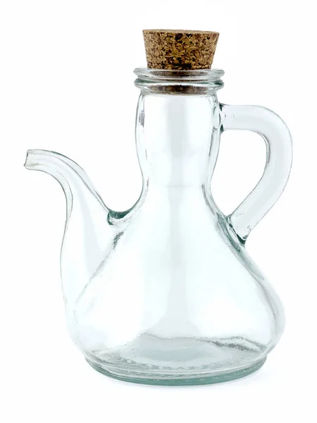 Glass Jug Isolated White Background — Stock Photo, Image