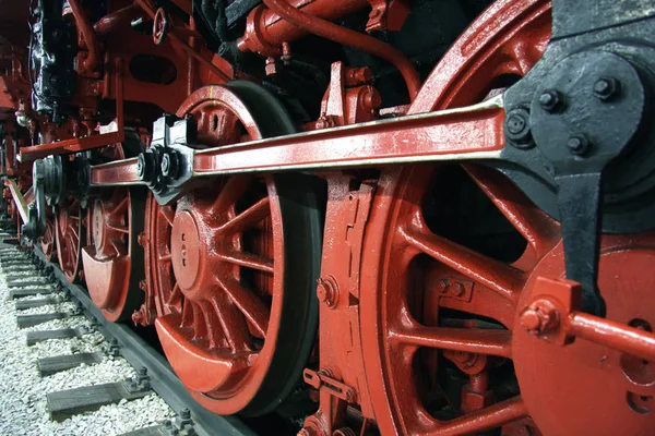 Las Locomotoras Carga Unitarias Construidas 1939 Serie Con Eje Conductor —  Fotos de Stock