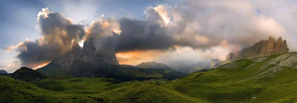 Malerischer Blick Auf Die Majestätische Landschaft Der Dolomiten Italien — Stockfoto