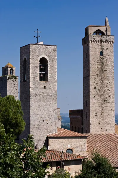 圣吉米尼亚诺 San Gimignano 是意大利托斯卡纳的一座小镇 — 图库照片