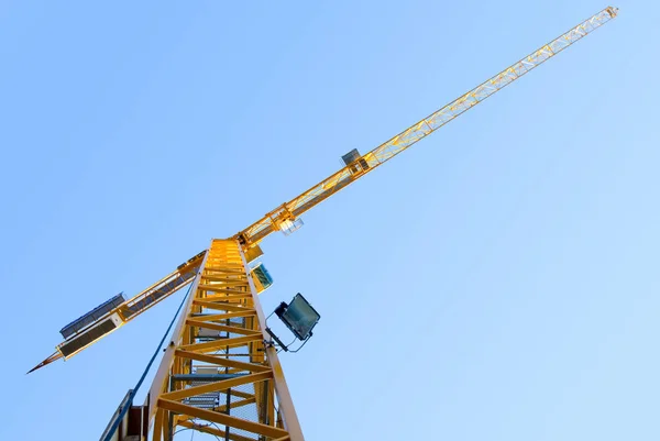 Szenischer Blick Auf Schwere Industriekräne — Stockfoto