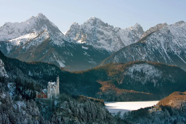 Castelos Reais Inverno Viagens Arquitetura Conceito — Fotografia de Stock