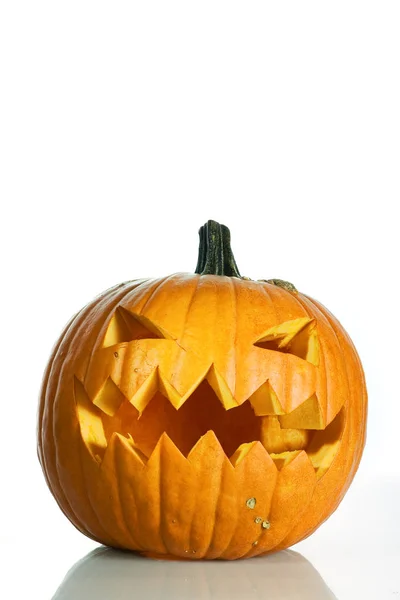 Pumpkin Halloween Phrases White — Stock Photo, Image
