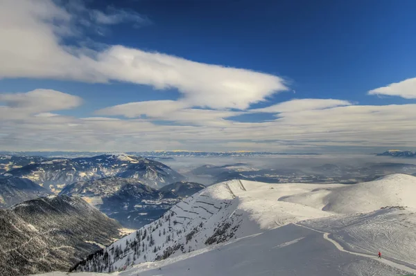 Vista Panorâmica Paisagem Majestosa Dos Alpes — Fotografia de Stock