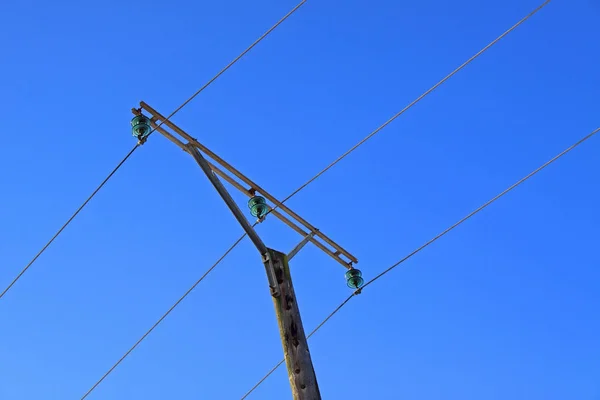 Transmissietoren Strommast Transmissie Elektrische Stroom — Stockfoto