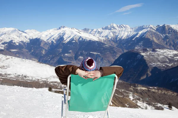 Vista Panorâmica Bela Paisagem Alpes — Fotografia de Stock