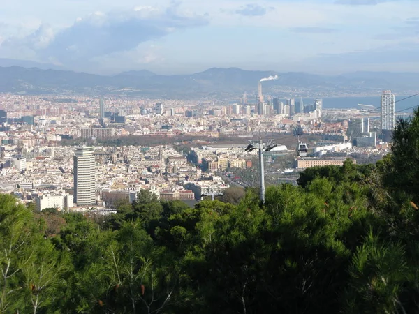 Barcelona Spains Katalonya Bölgesinin Kozmopolit Başkenti — Stok fotoğraf