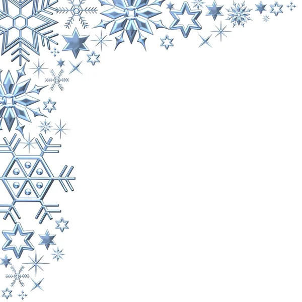 Eiskristalle Winterfrost — Stockfoto