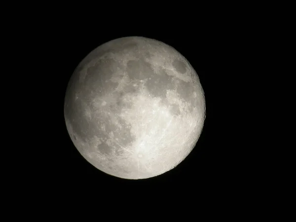 Lua Cheia Céu Noturno — Fotografia de Stock