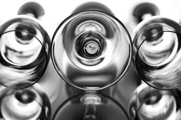 Абстрактный Фон Стеклянных Бутылок — стоковое фото