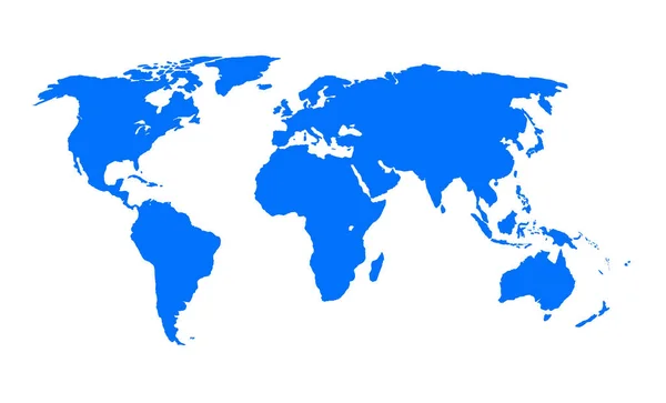 Иллюстрация Карта Мира Карта Планеты Земля — стоковое фото