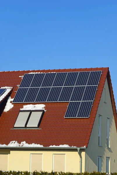 Zonnecentrale Zonnecentrale — Stockfoto