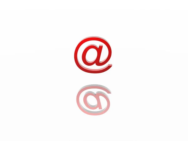 Email Ikon Vektor Illusztráció — Stock Fotó