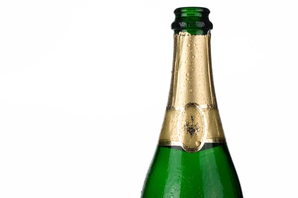 Close Van Champagne Fles — Stockfoto