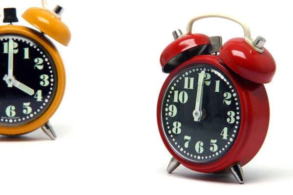 Reloj Naranja Rojo — Foto de Stock