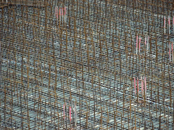 Canteiro Obras Com Andaimes — Fotografia de Stock