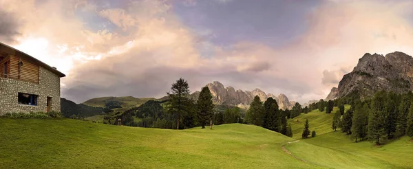 Vacker Utsikt Över Majestätiska Dolomiter Landskap Italy — Stockfoto