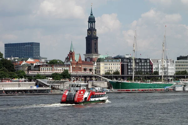 Hafenstadt Hamburg Deutschland — Stockfoto