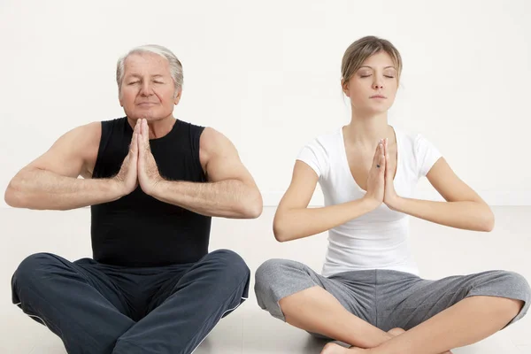 Estilo Vida Yoga Cuidados Saúde — Fotografia de Stock