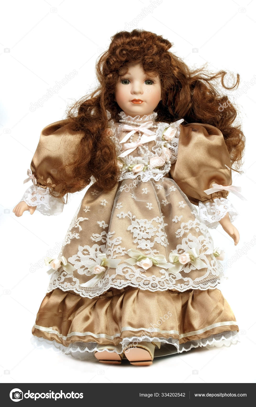 Retrato Boneca Porcelana Retro — Foto © PantherMediaSeller #334202542, image size:1071x1700