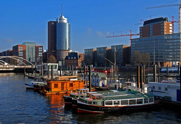 Cidade Porto Hamburgo Alemanha — Fotografia de Stock