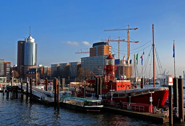 Liman Kenti Hamburg Almanya — Stok fotoğraf