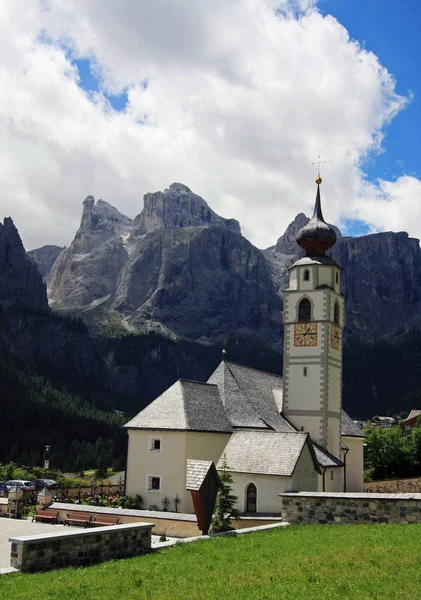 Malowniczy Widok Majestatyczny Krajobraz Dolomitów Włochy — Zdjęcie stockowe