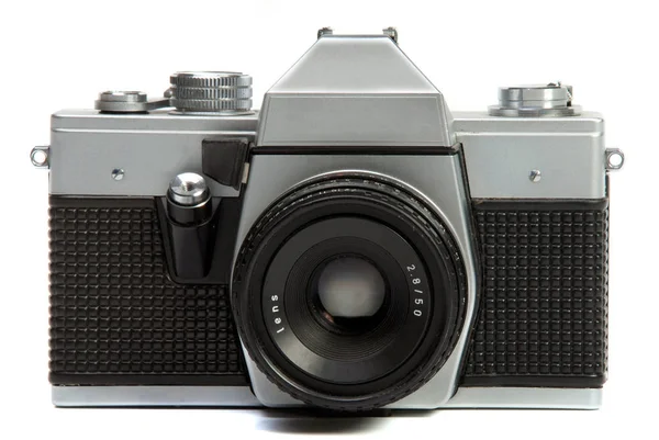35毫米口径老式摄影相机 — 图库照片