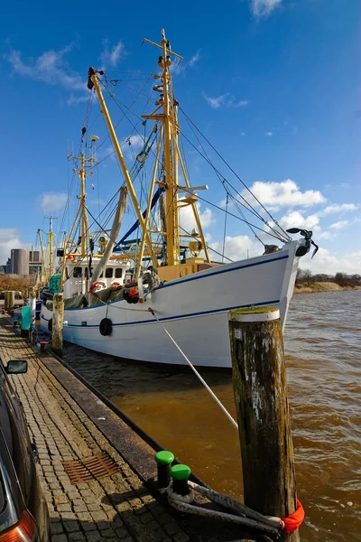 Barcos Pesca Muelle — Foto de Stock