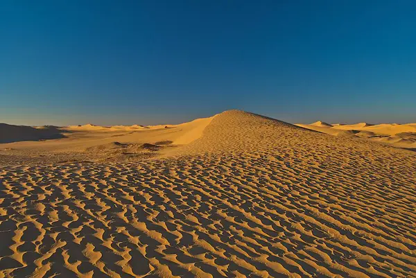 Sandwüste Dünenlandschaft — Stockfoto