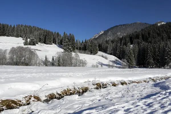 Vinter Övre Bayern — Stockfoto