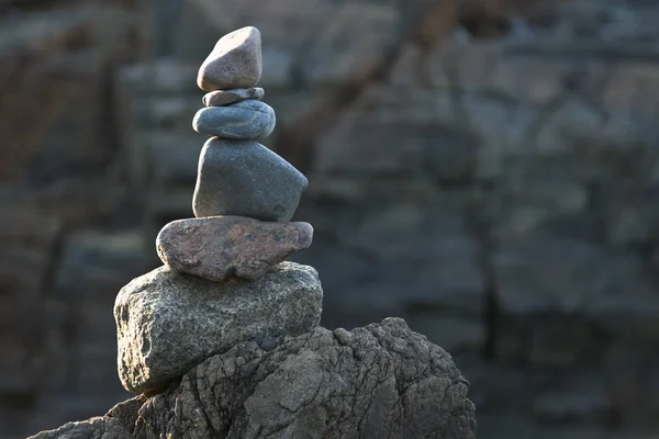 Stack Stones Beach — Stock Photo, Image