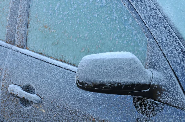 Finestrino Dell Auto Concetto Inverno — Foto Stock