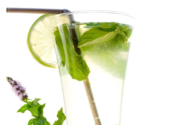 Mojito Koktél Nyári Friss Ital — Stock Fotó