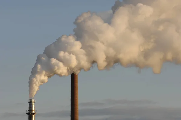 Chimney Air Pollution — Stock Photo, Image