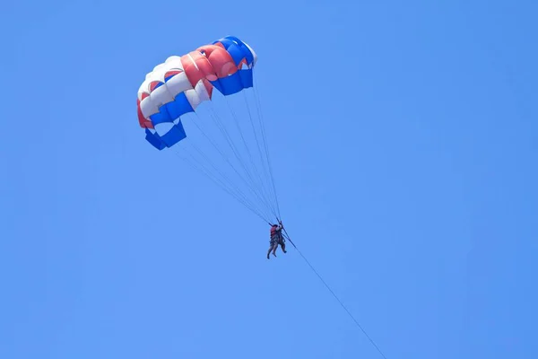 Parapente Céu — Fotografia de Stock