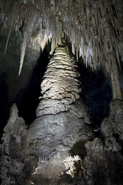 Stalagmity Carlsbad Caverns Carlsbad — Zdjęcie stockowe