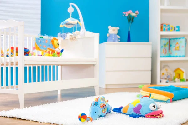 Quarto Bebê Com Brinquedos Brinquedo — Fotografia de Stock