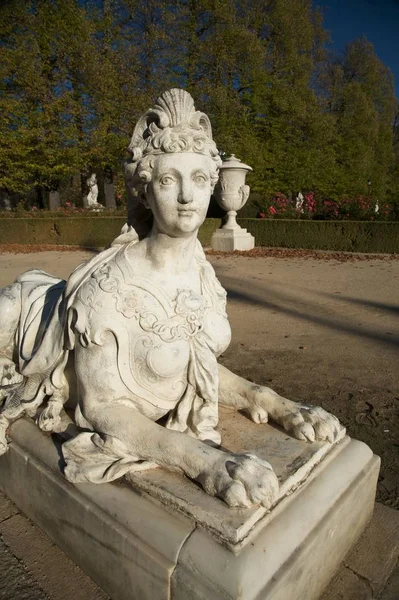 Statua Leone Donna Bianca — Foto Stock