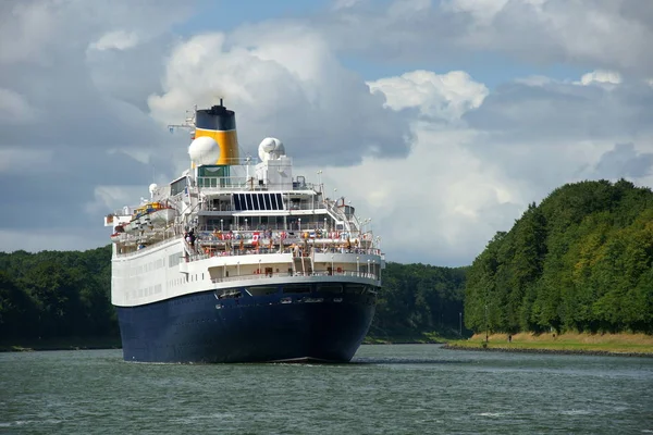 Viagem Longo Canal Kiel — Fotografia de Stock
