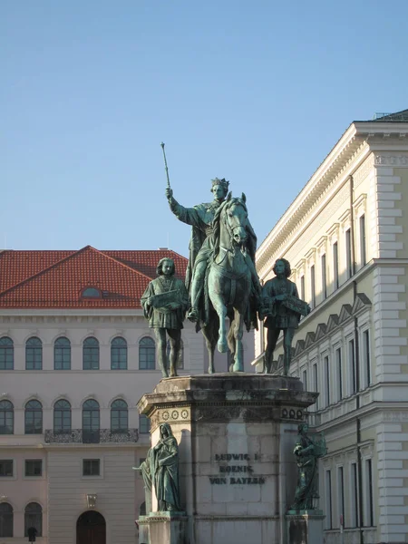 Monachium Stolica Bawarii Jest Domem Dla Wielowiekowych Budynków Licznych Muzeów — Zdjęcie stockowe