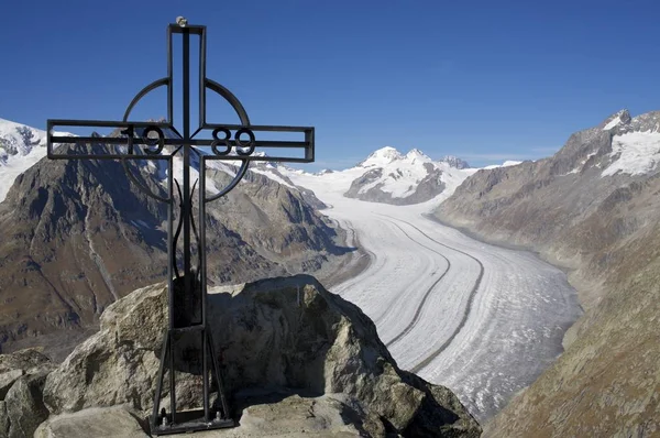 Mısırlı Aletsch Buzulu — Stok fotoğraf