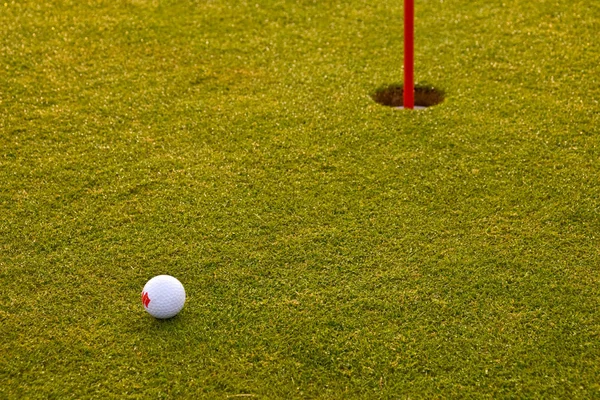 Golfe Jogo Bola Conceito Esporte — Fotografia de Stock