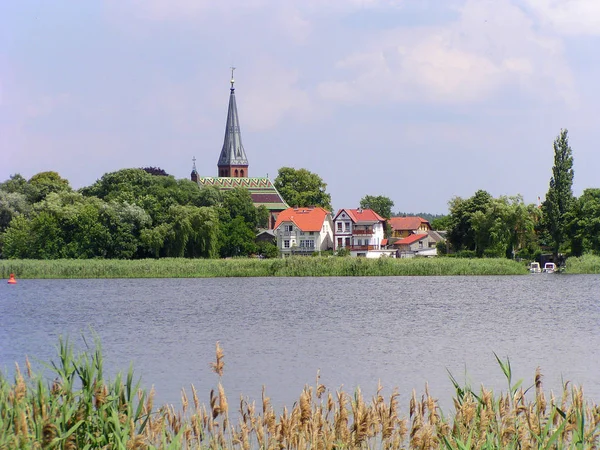 Szenischer Blick Auf Die Christliche Kirchenarchitektur — Stockfoto