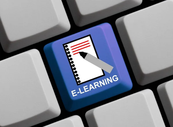 Learning Online Μάθηση — Φωτογραφία Αρχείου