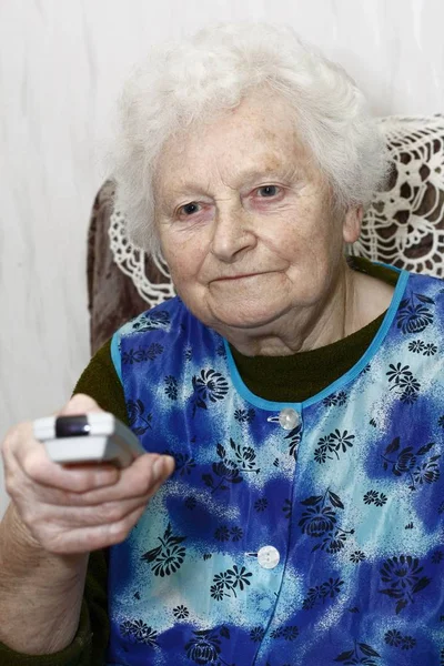 Portrait Cute Grandma — Stock Photo, Image